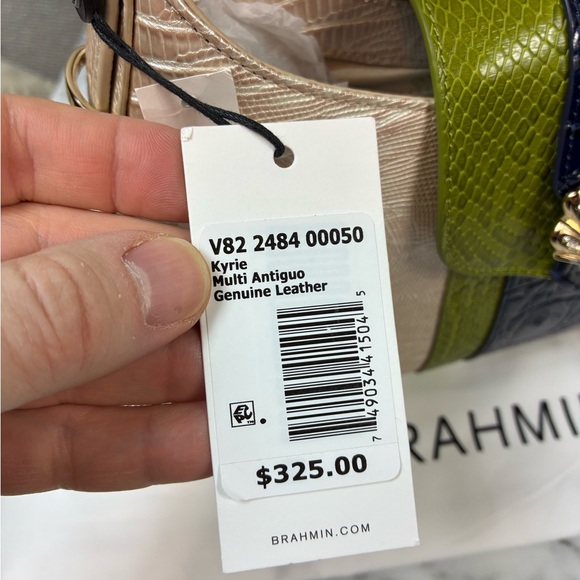 Brahmin Multi Antiguo Seashell Kyrie Shoulder Bag - NWT  Retail $325 - Picture 11 of 11